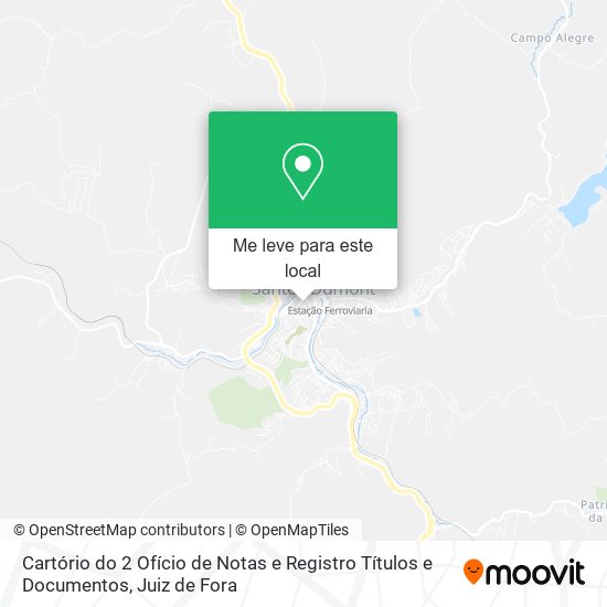 Cartório do 2 Ofício de Notas e Registro Títulos e Documentos mapa