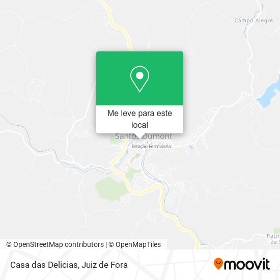 Casa das Delicias mapa