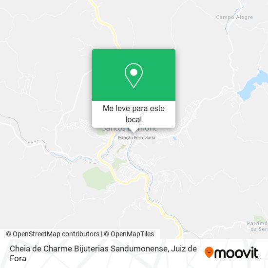 Cheia de Charme Bijuterias Sandumonense mapa