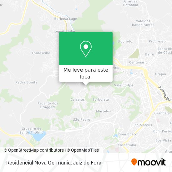 Residencial Nova Germânia mapa
