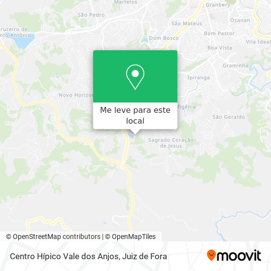 Centro Hípico Vale dos Anjos mapa