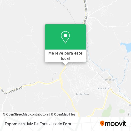 Expominas Juiz De Fora mapa