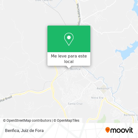 Benfica mapa