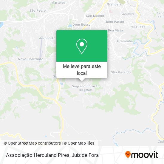 Associação Herculano Pires mapa