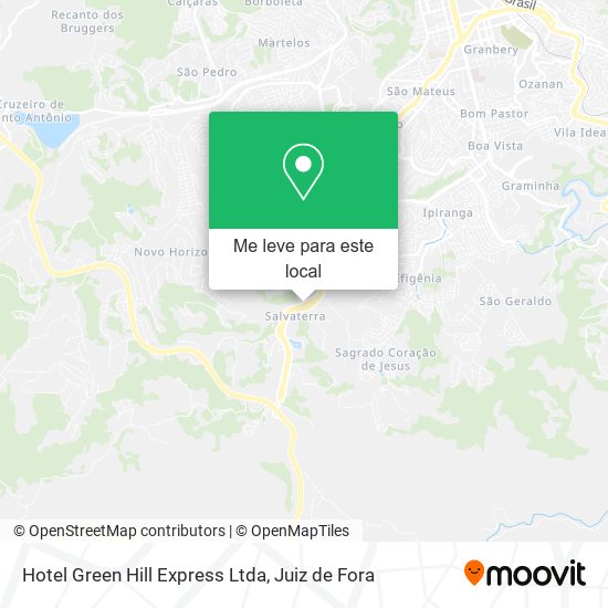 Hotel Green Hill Express Ltda mapa