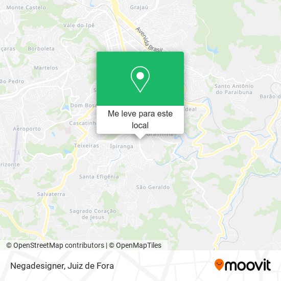 Negadesigner mapa