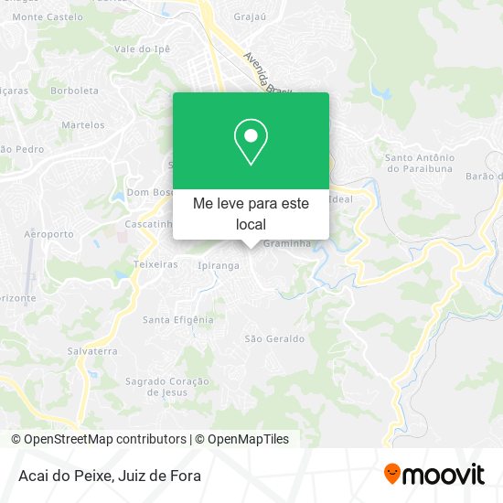Acai do Peixe mapa