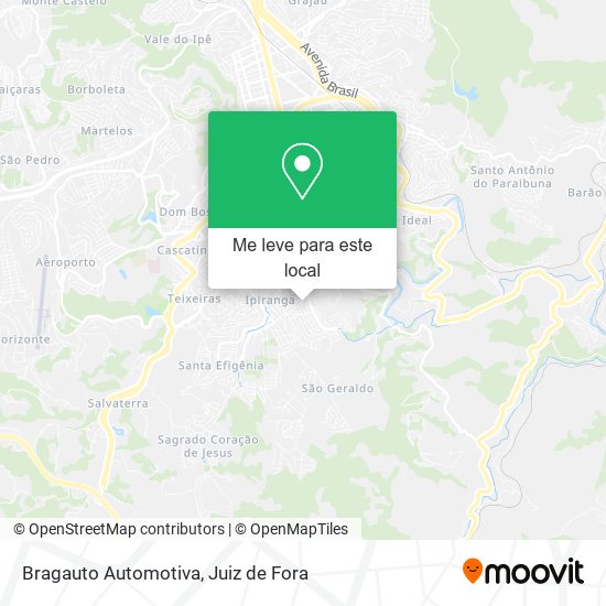 Bragauto Automotiva mapa