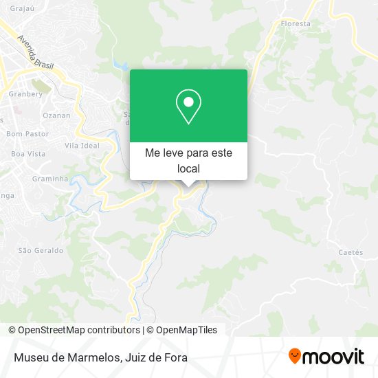 Museu de Marmelos mapa