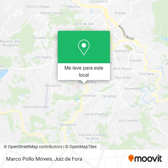 Marco Pollo Móveis mapa
