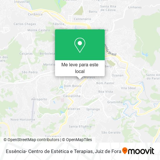 Essência- Centro de Estética e Terapias mapa