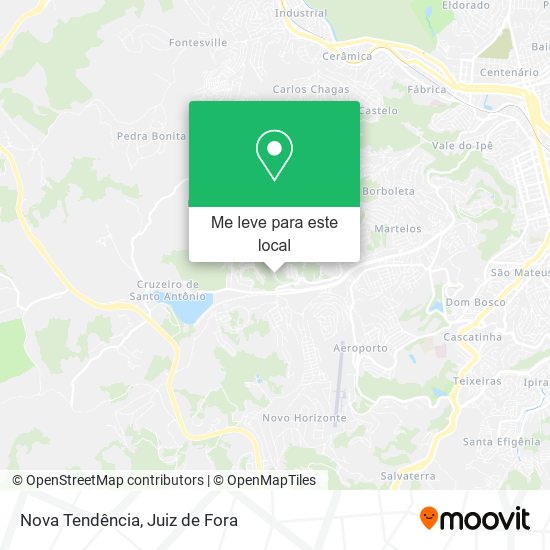 Nova Tendência mapa