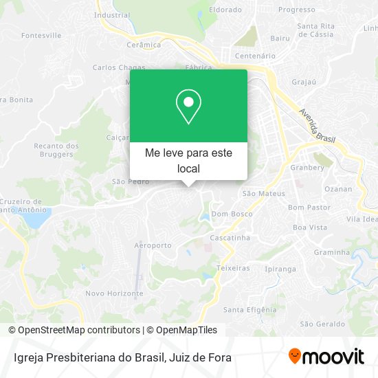 Igreja Presbiteriana do Brasil mapa