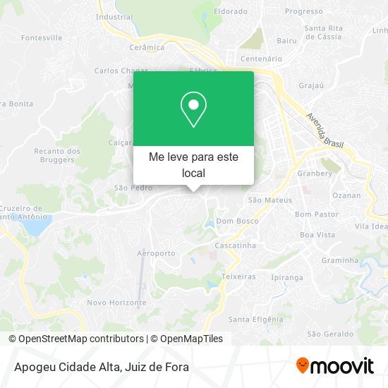 Apogeu Cidade Alta mapa