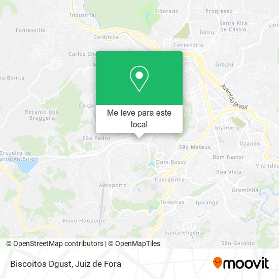 Biscoitos Dgust mapa