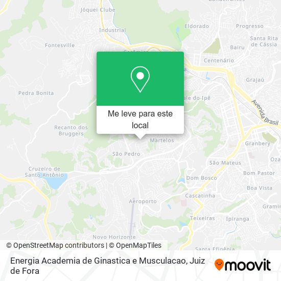 Energia Academia de Ginastica e Musculacao mapa