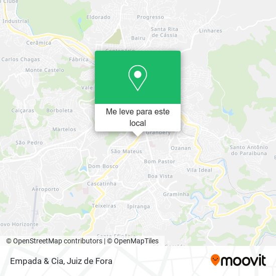 Empada & Cia mapa