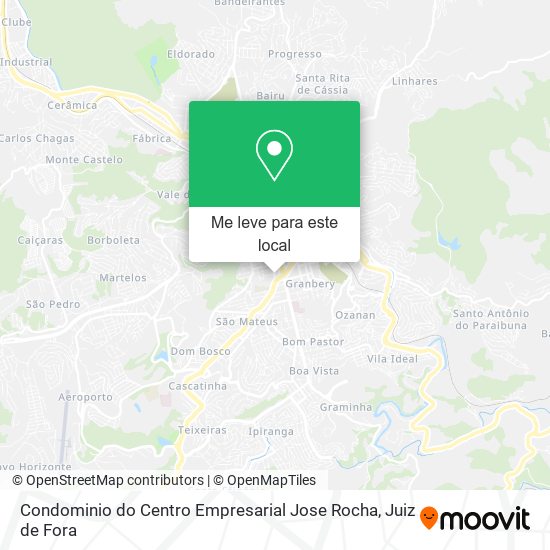 Condominio do Centro Empresarial Jose Rocha mapa