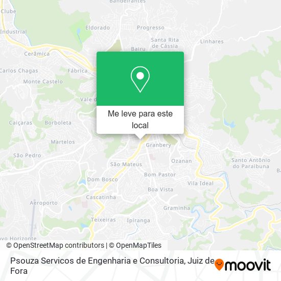 Psouza Servicos de Engenharia e Consultoria mapa