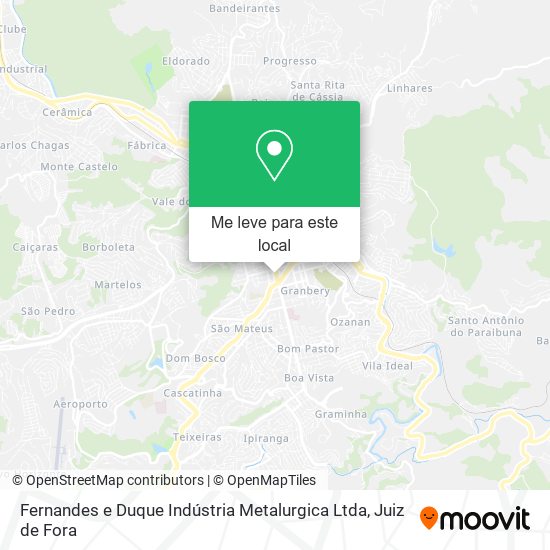 Fernandes e Duque Indústria Metalurgica Ltda mapa