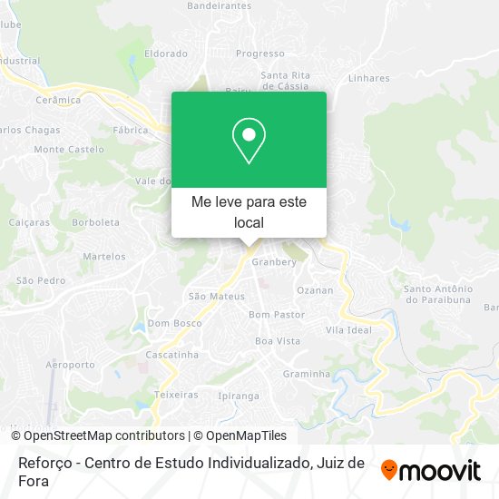 Reforço - Centro de Estudo Individualizado mapa