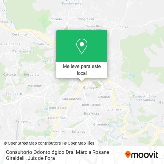 Consultório Odontológico Dra. Márcia Rosane Giraldelli mapa