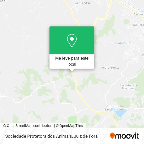 Sociedade Protetora dos Animais mapa