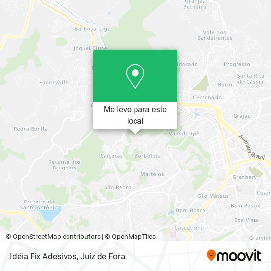 Idéia Fix Adesivos mapa