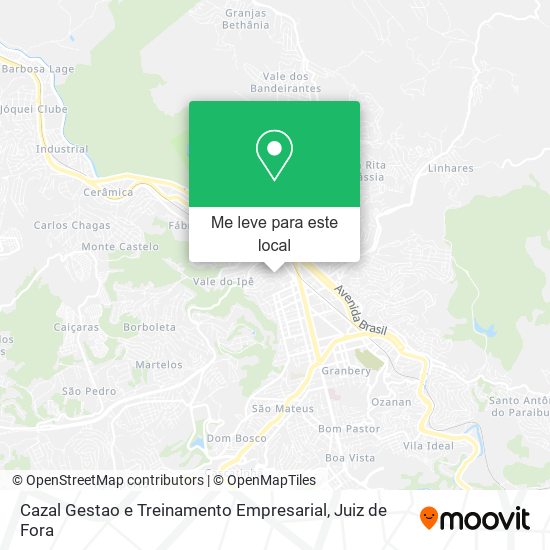 Cazal Gestao e Treinamento Empresarial mapa