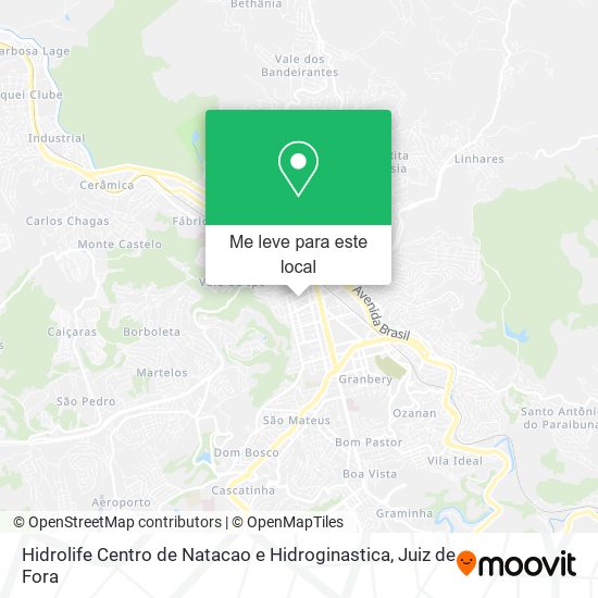 Hidrolife Centro de Natacao e Hidroginastica mapa