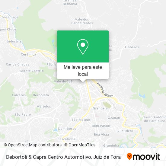 Debortoli & Capra Centro Automotivo mapa