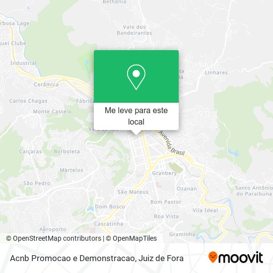 Acnb Promocao e Demonstracao mapa