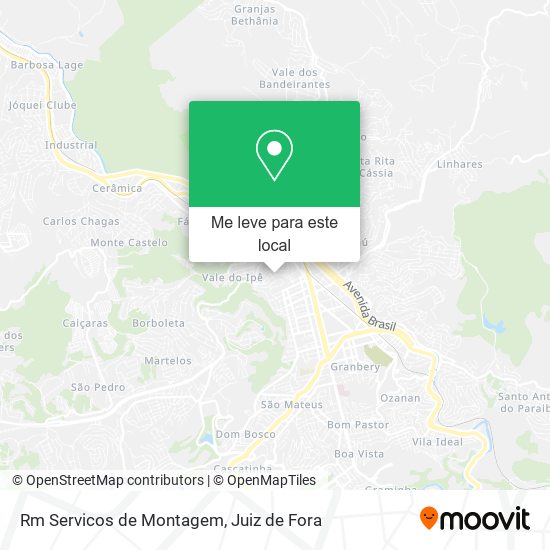 Rm Servicos de Montagem mapa