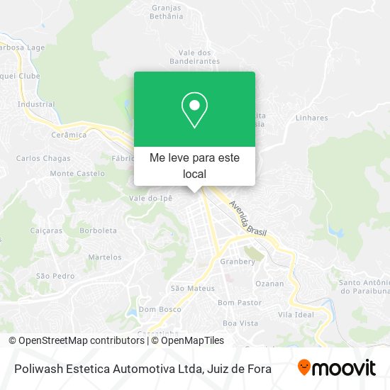 Poliwash Estetica Automotiva Ltda mapa