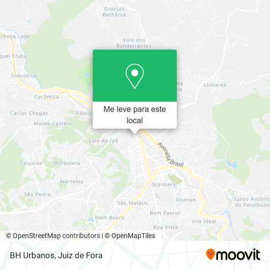 BH Urbanos mapa