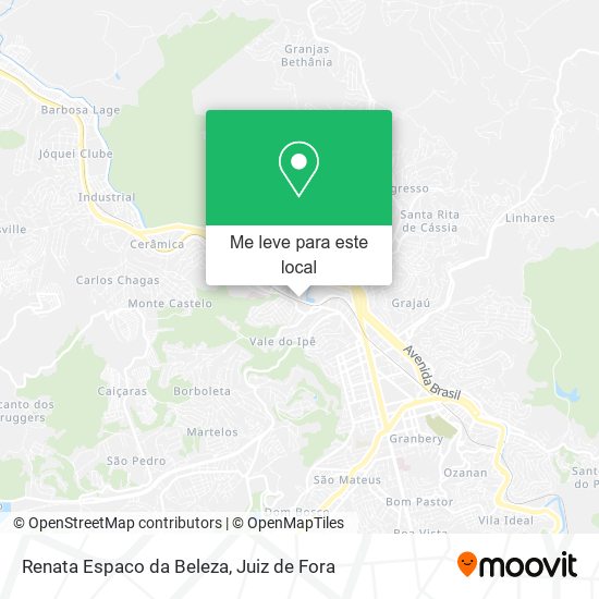 Renata Espaco da Beleza mapa