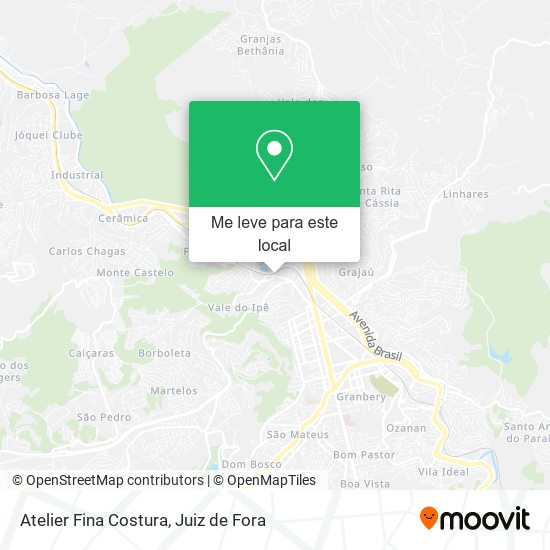 Atelier Fina Costura mapa
