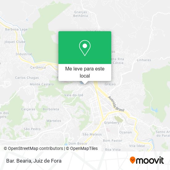 Bar. Bearia mapa
