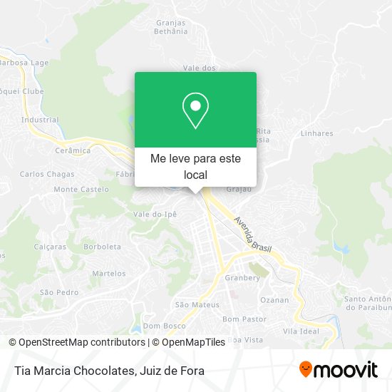 Tia Marcia Chocolates mapa