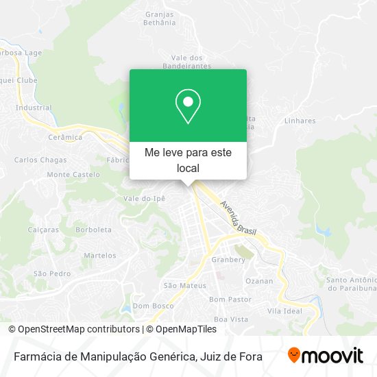 Farmácia de Manipulação Genérica mapa