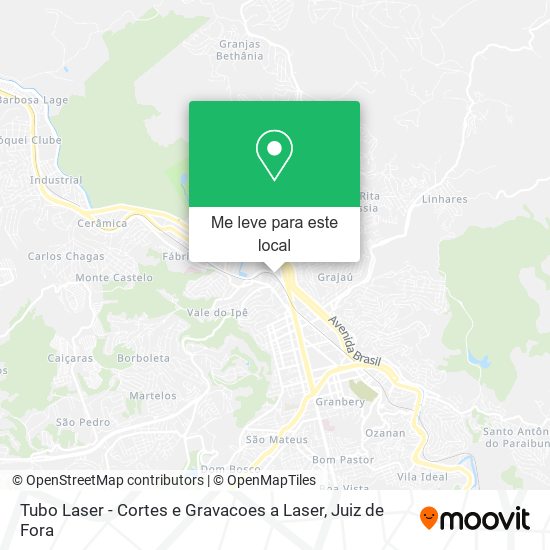 Tubo Laser - Cortes e Gravacoes a Laser mapa