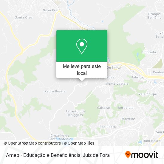 Ameb - Educação e Beneficiência mapa