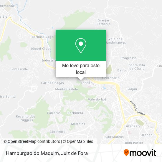 Hamburgao do Maquim mapa