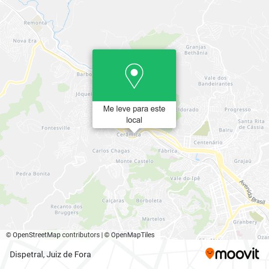 Dispetral mapa