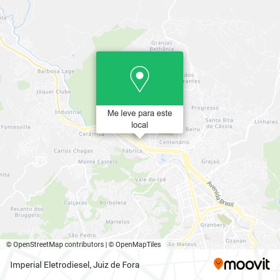 Imperial Eletrodiesel mapa
