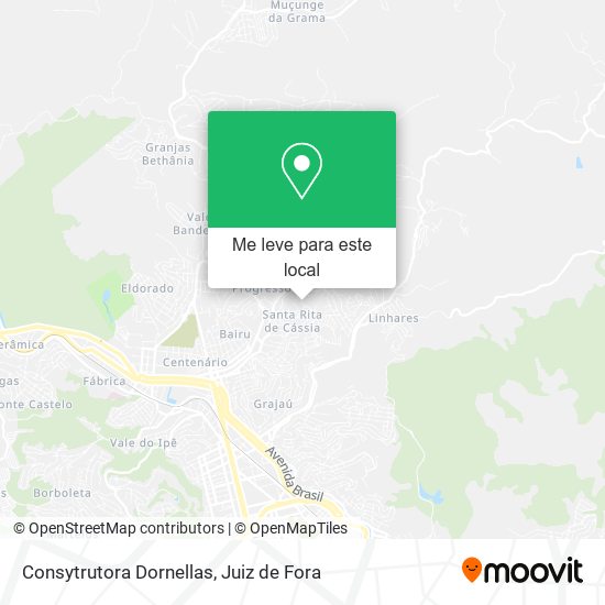 Consytrutora Dornellas mapa