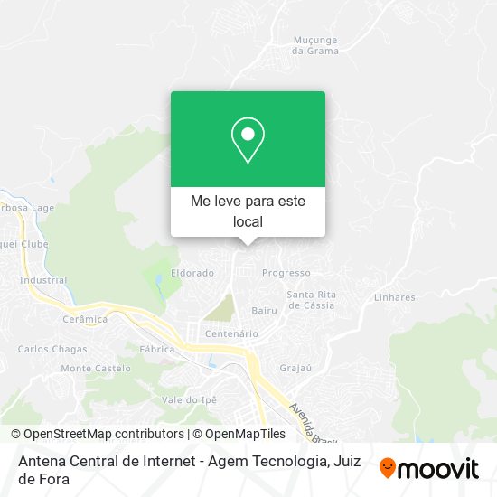 Antena Central de Internet - Agem Tecnologia mapa