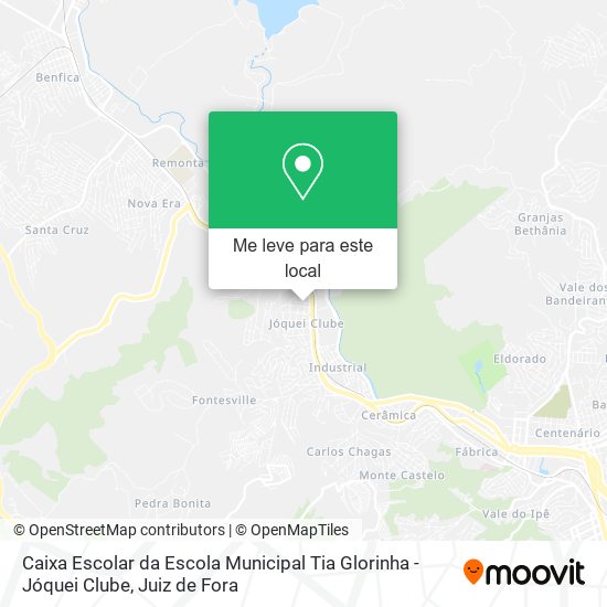 Caixa Escolar da Escola Municipal Tia Glorinha - Jóquei Clube mapa