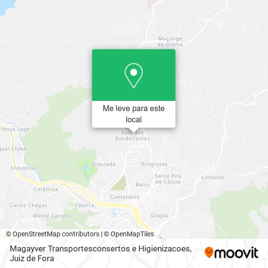 Magayver Transportesconsertos e Higienizacoes mapa
