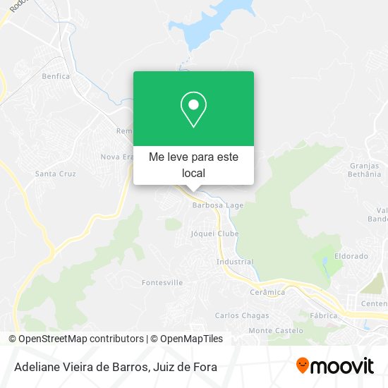 Adeliane Vieira de Barros mapa